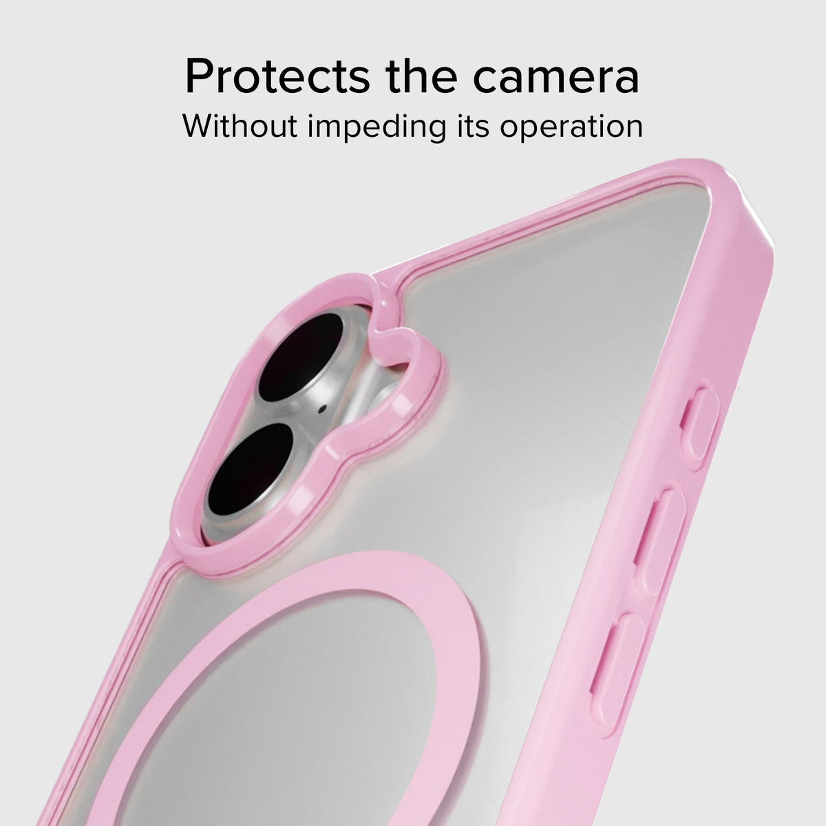 Cover for iPhone 16 Plus with coloured edges compatible with MagSafe charging