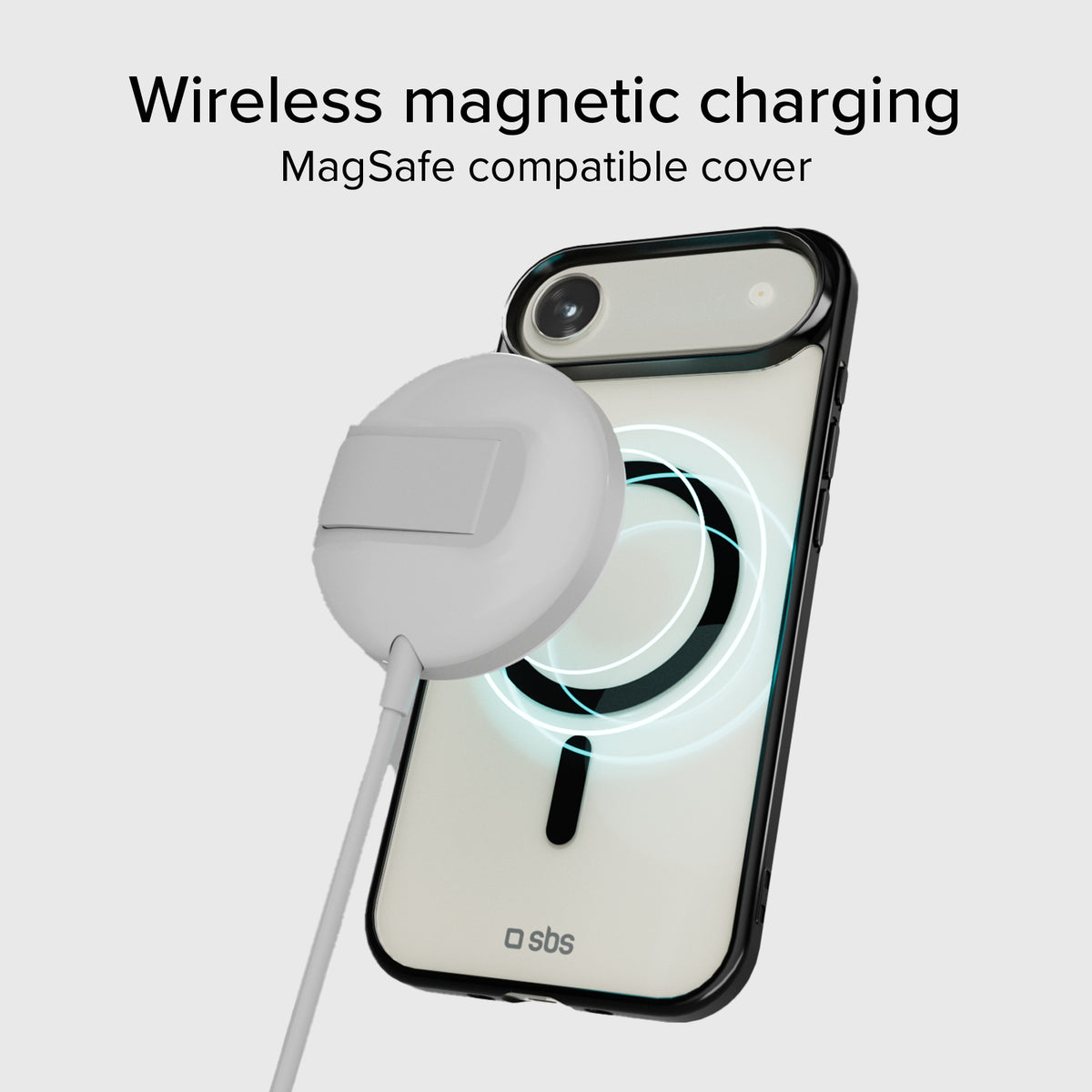 Case für iPhone Air mit farbigen Rändern, kompatibel mit MagSafe Aufladung