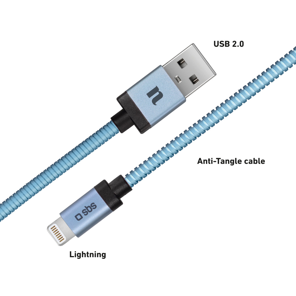 Daten- und Aufladekabel Lightning-USB 2.0 Capri
