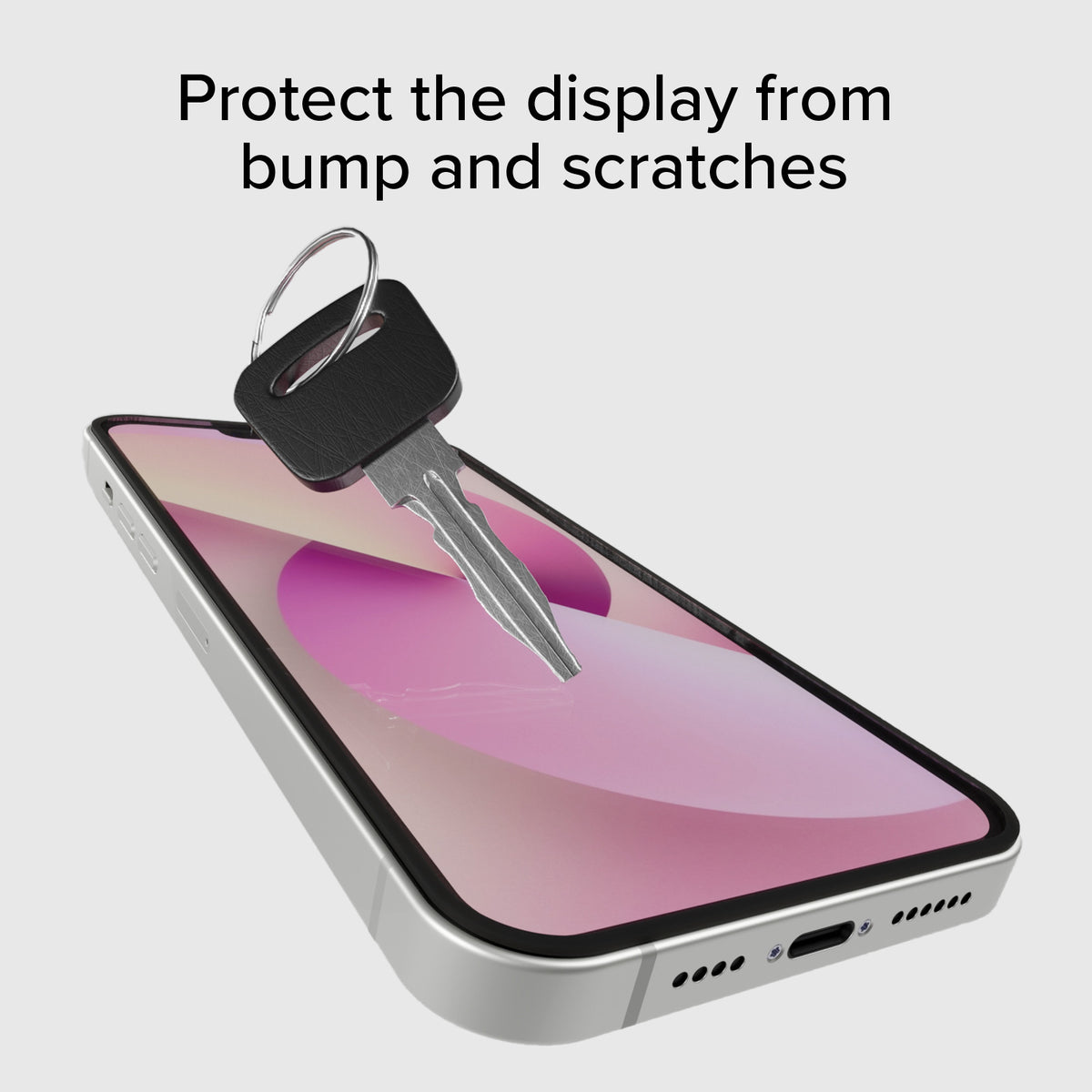 Glass screen protector Full Cover per iPhone iPhone 17e/16e/14/13 Pro/13