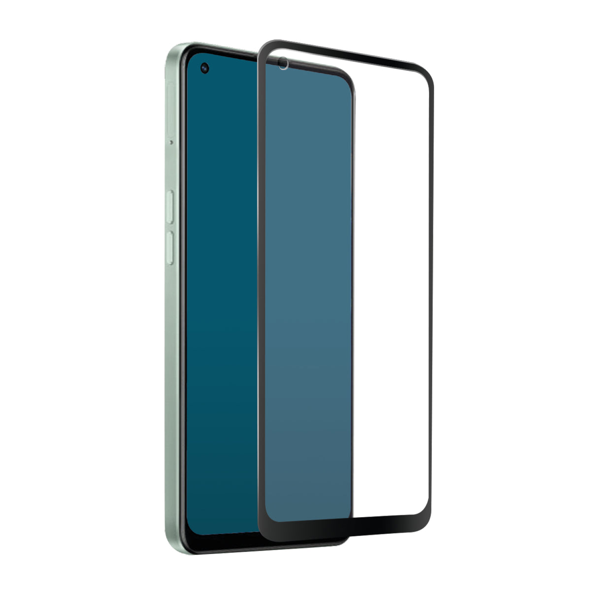 Glas Displayschutz Full Cover für Oppo Reno 8/8 Lite