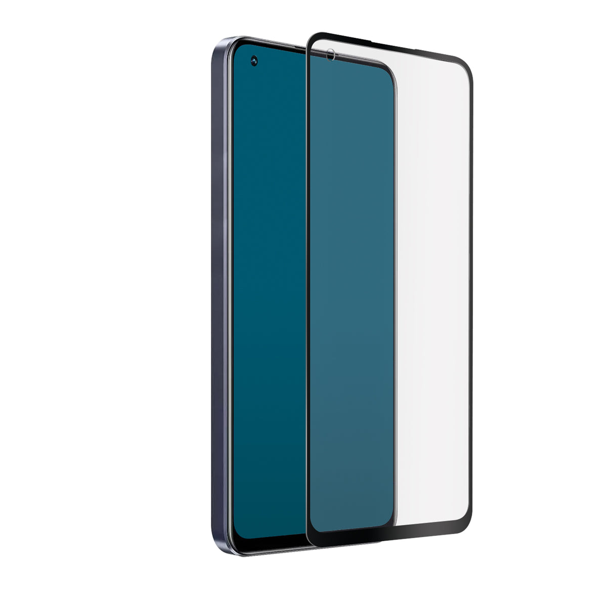 Glas Displayschutz Full Cover für Realme 10 4G