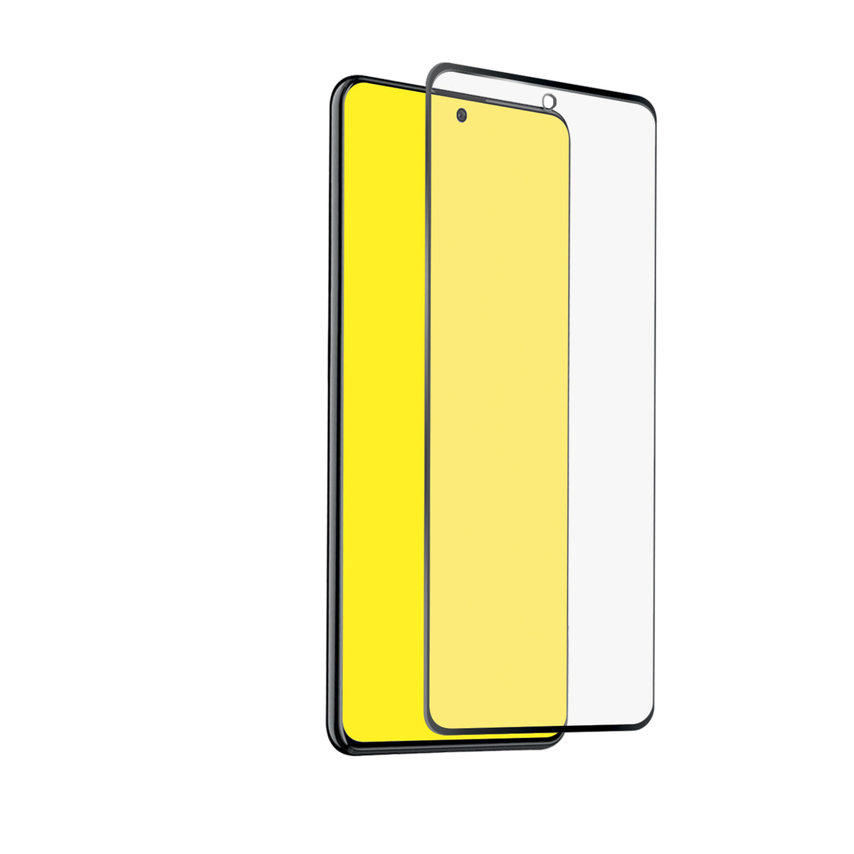 Glas Displayschutz Full Cover für Samsung Galaxy A71/A72