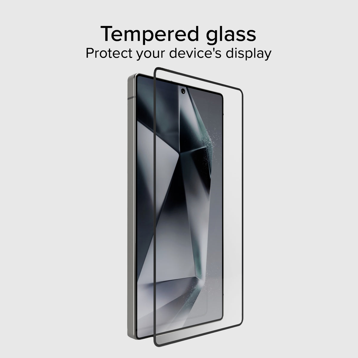 Glas Displayschutz Full Cover für Samsung Galaxy S25 Ultra