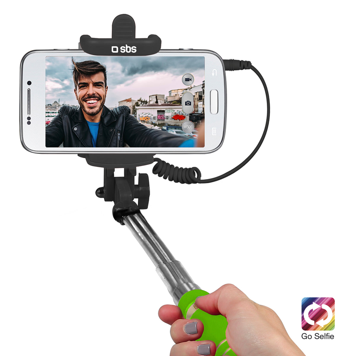 Mini Selfie stick with jack 3,5 mm