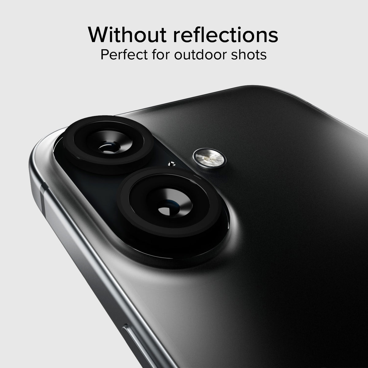 Single protective lenses for camera