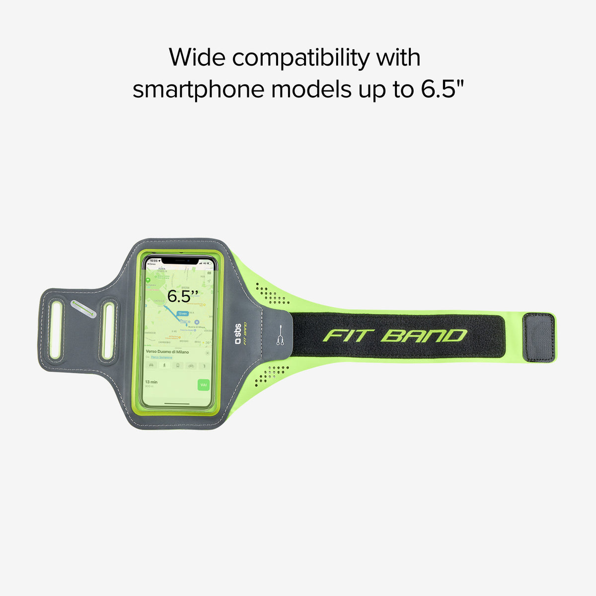 Funda deportiva para brazo y móvil hasta 6,5"