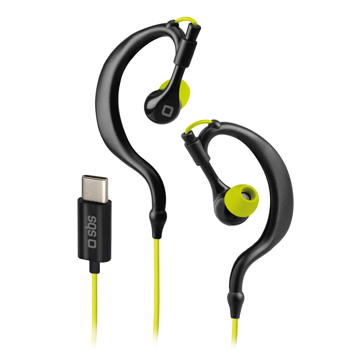 Wasserfeste IPX5-Sport-Ohrhörer mit Kopfbügel und USB-C-Anschluss