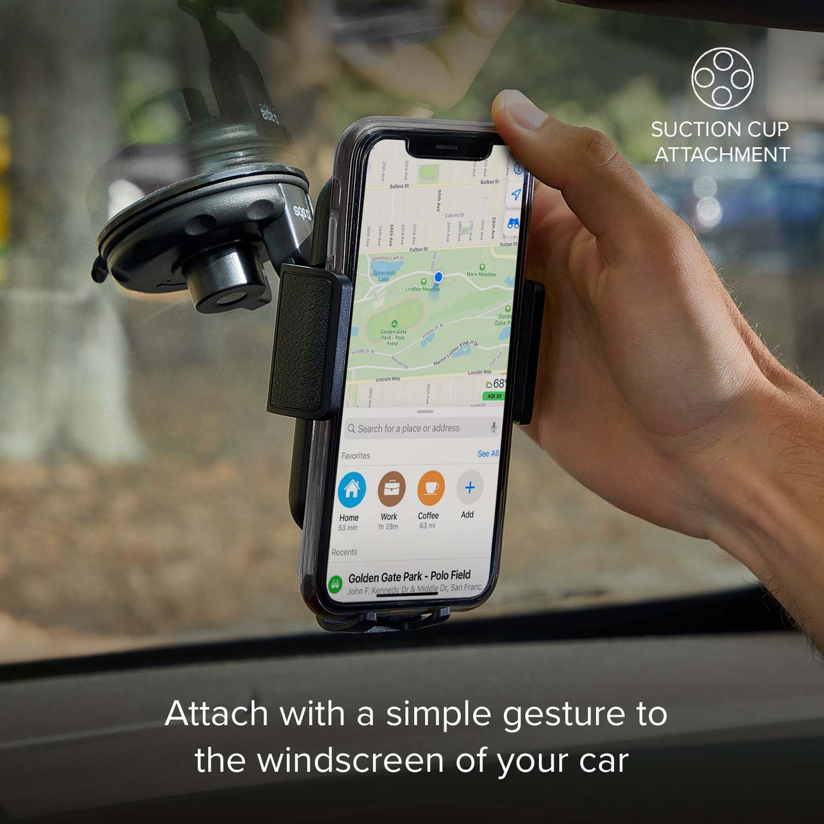 Universalhalterung für Autos für Smartphone bis zu 6"