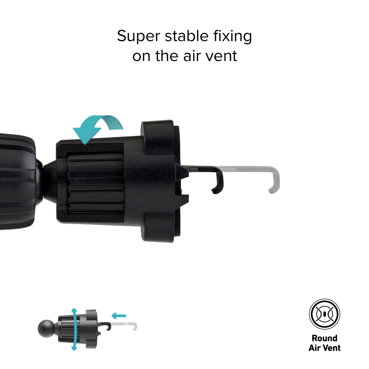 Auto-Halterung 15 W Wireless mit Gravity-Verschluss mit Schnellladung