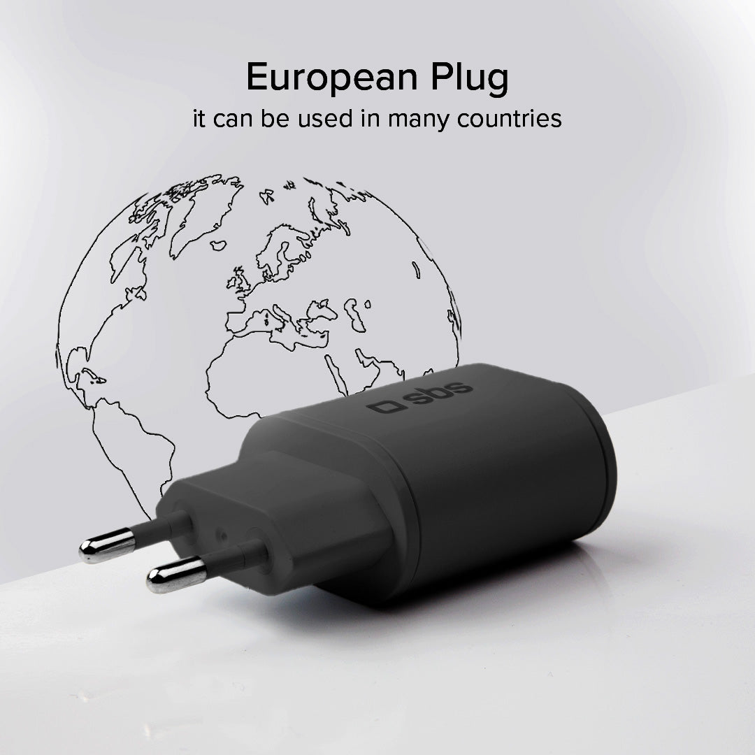 Ladegerät für die Reise, USB - Typ C mit Schnellladefunktion