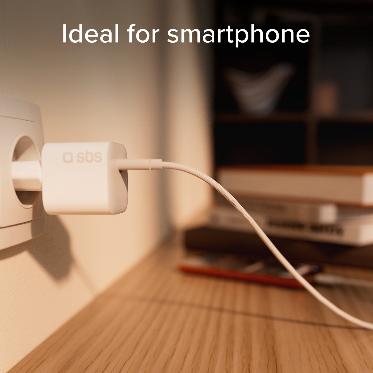 Kompaktes Wandladegerät USB-C mit 30 W, Power Delivery 3.0 und PPS