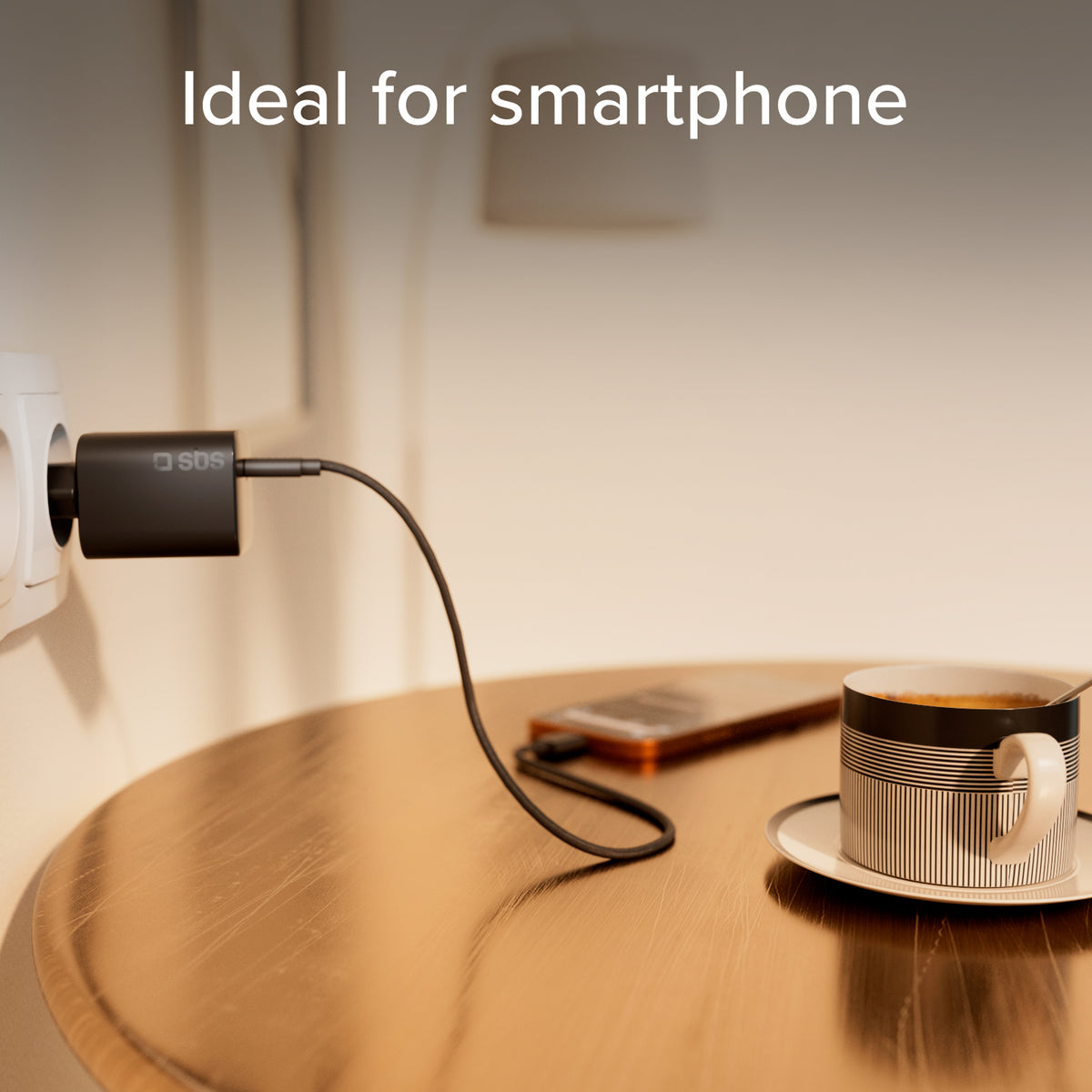 Ultrakompaktes Wandladegerät USB-C mit 45 W, Power Delivery 3.0 und PPS