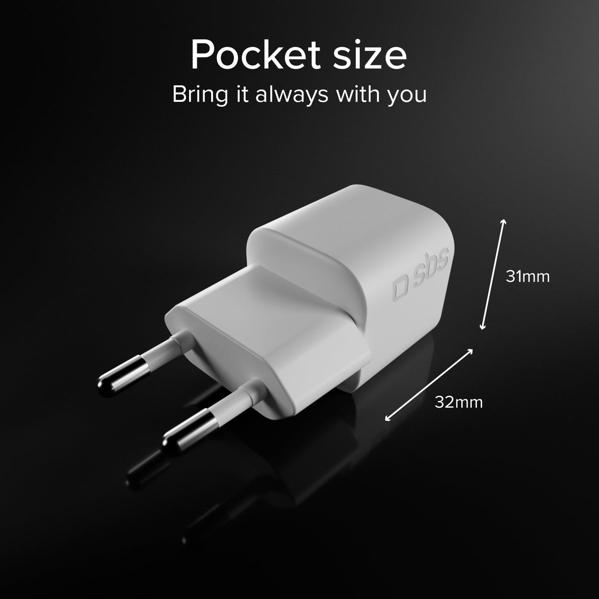 30W USB-C Power Delivery Ladegerät-Kit mit 1,5 m USB-C-Kabel und geflochtener Stoffummantelung
