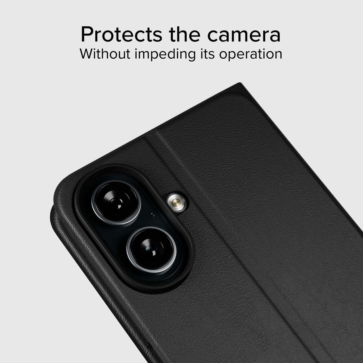 Klapphülle mit Ständer und Soft-Touch-Oberfläche für das iPhone 16