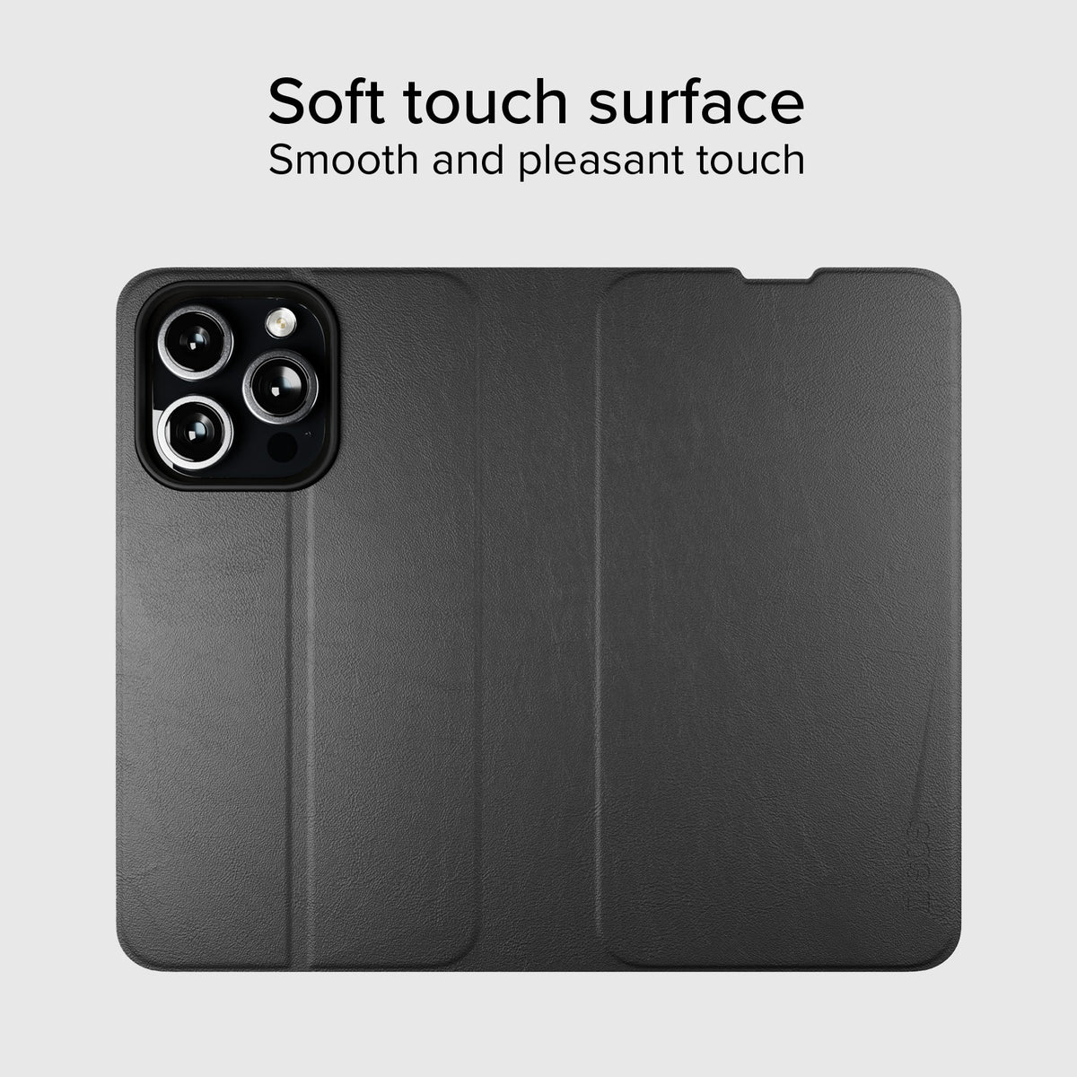 Étui portefeuille avec support pour iPhone 16 Pro Max