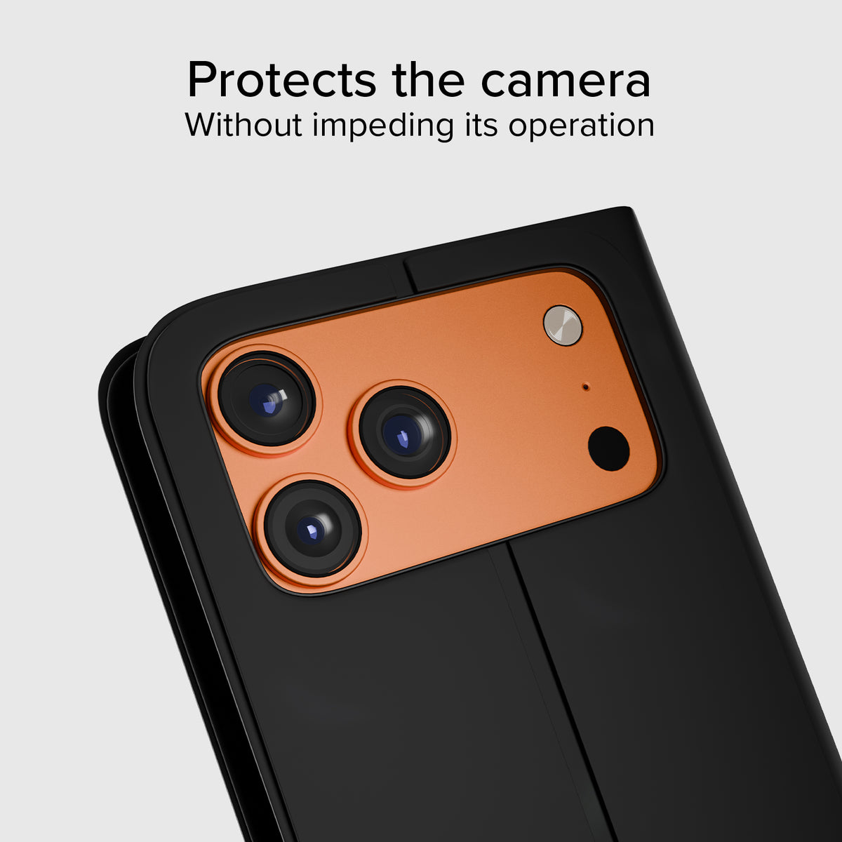 Book-style case with stand support for iPhone 17 Pro