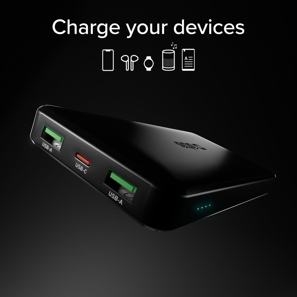 Powerbank mit 10000 mAh mit Power-Delivery-Technologie (PD) über 20W