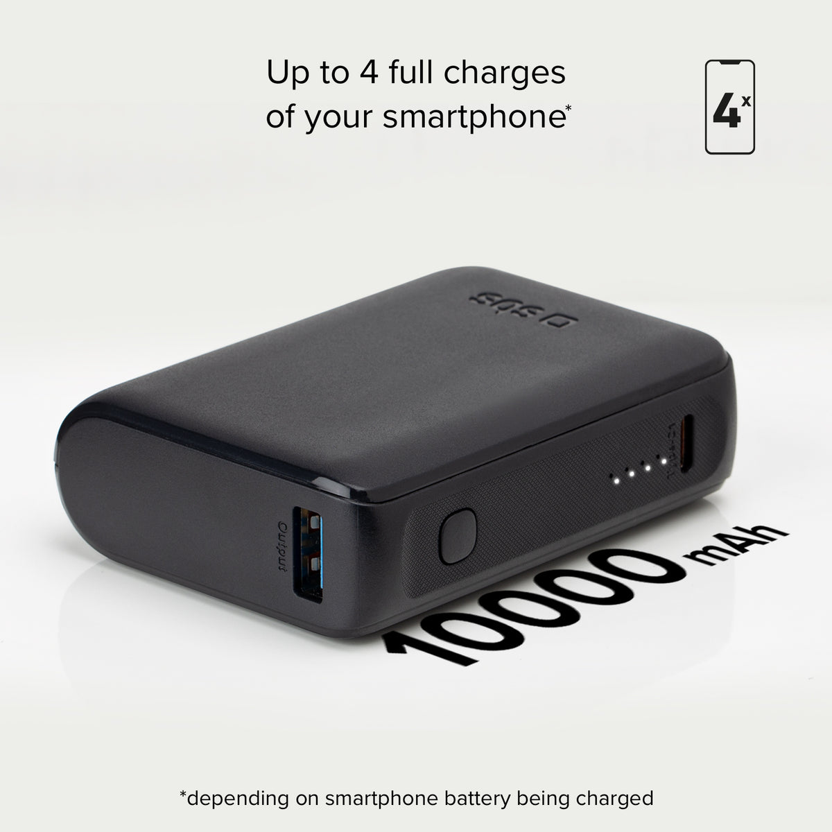 Power bank ultracompacta de 10000 mAh