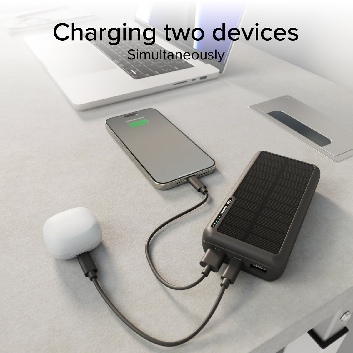 Solar Powerbank 20.000 mAh