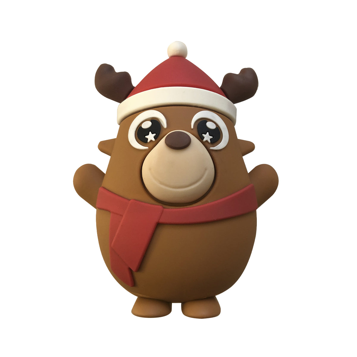 Powerbank mit weihnachtlichen Motiven wie Rentier Rudolf